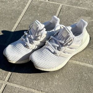 adidas | Cloud White Ultraboosts in Size 5.5M